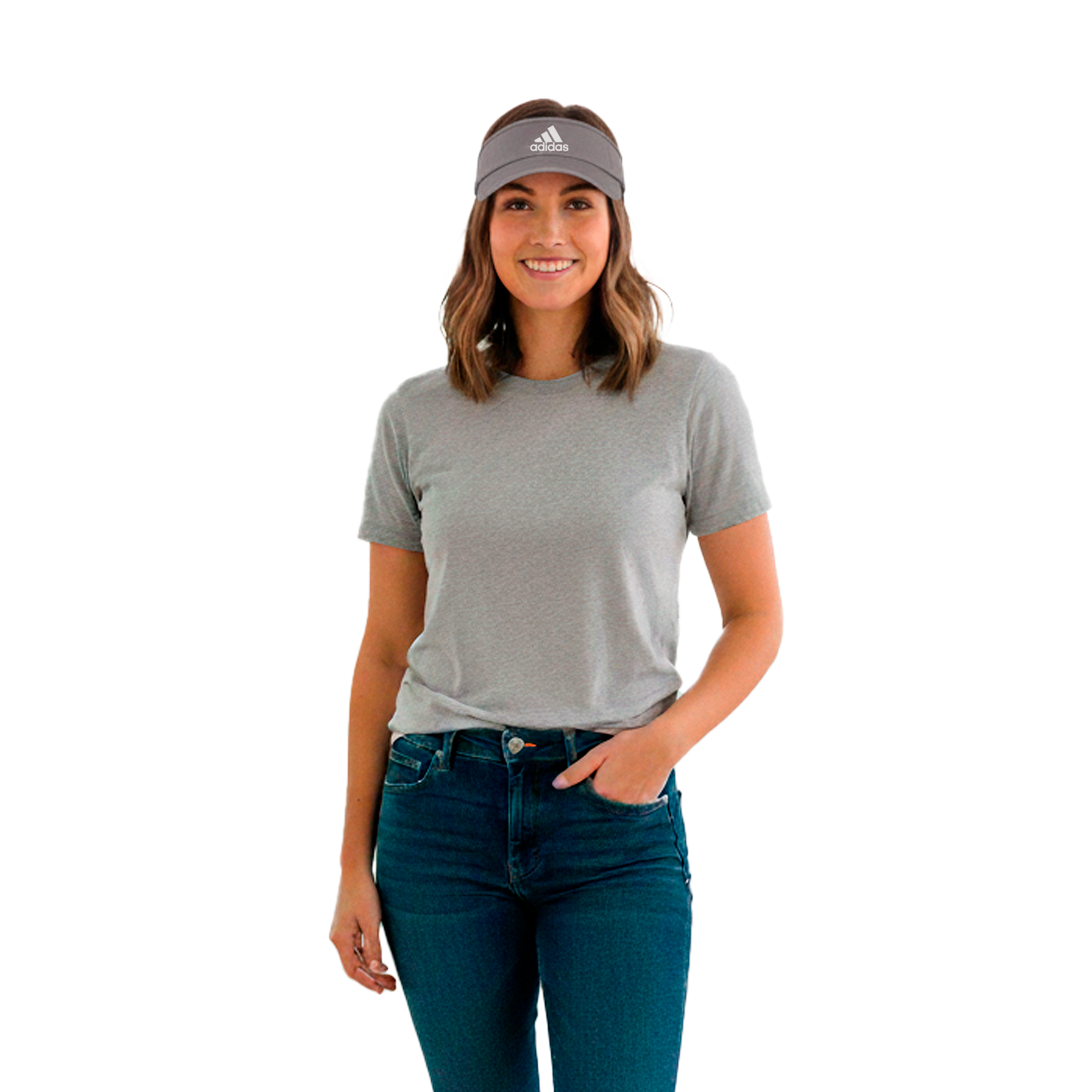 Visera Adidas Gris | Dama