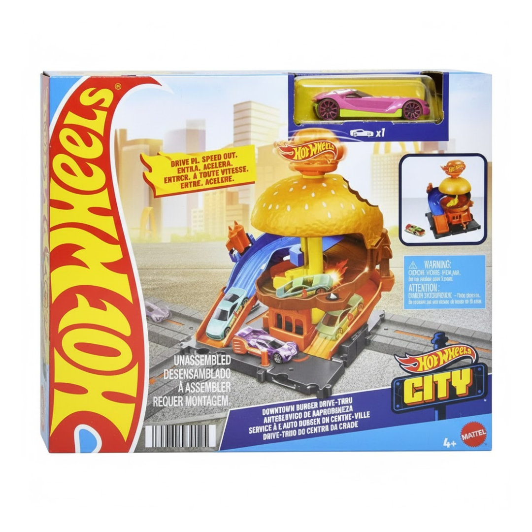 Hot Wheels Downtown Burger Drive-Thru