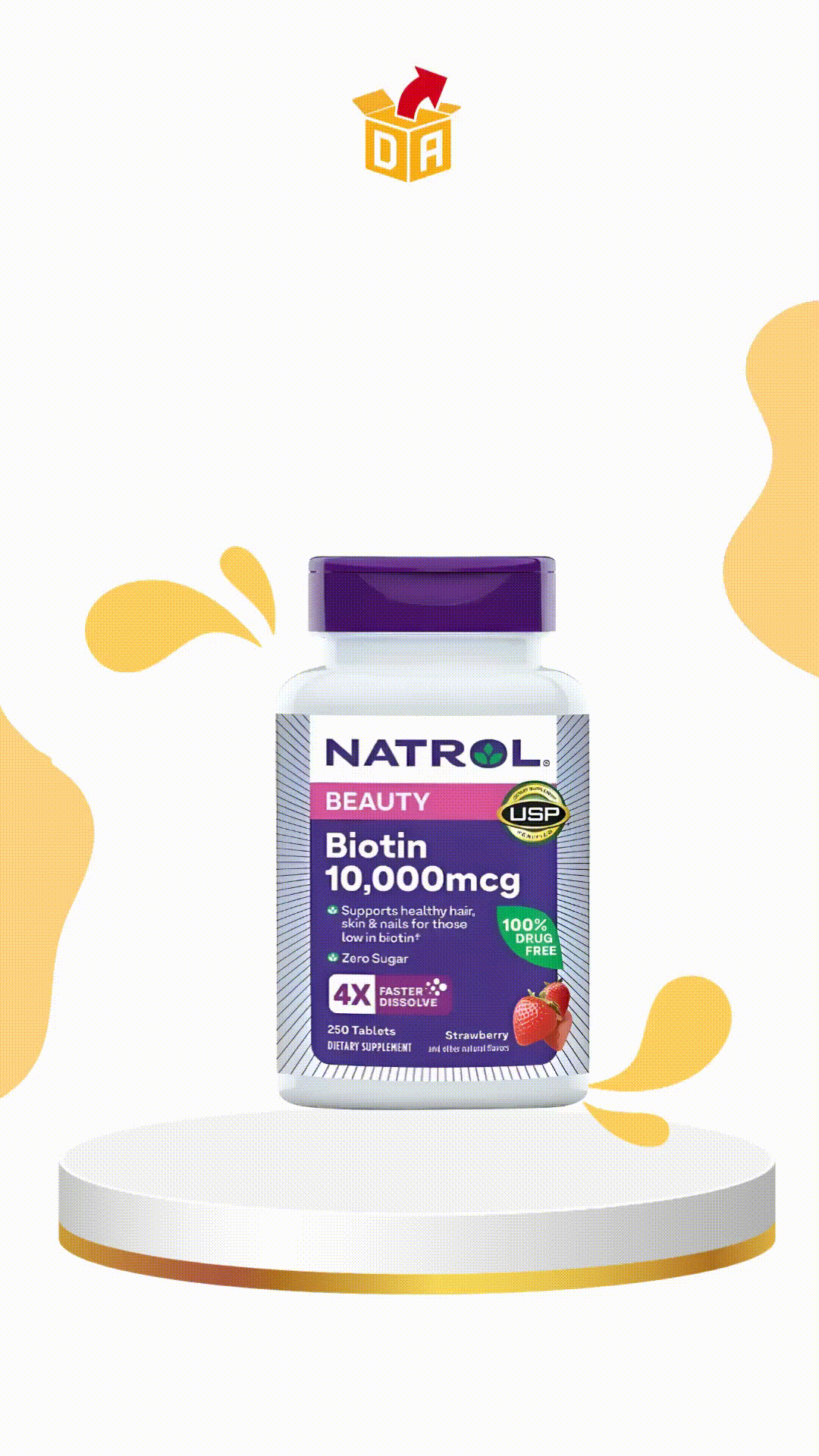 Natrol Biotina 10,000 mcg 