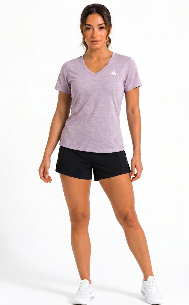 Camiseta Deportiva Adidas Lila | Dama | Talla US (S)