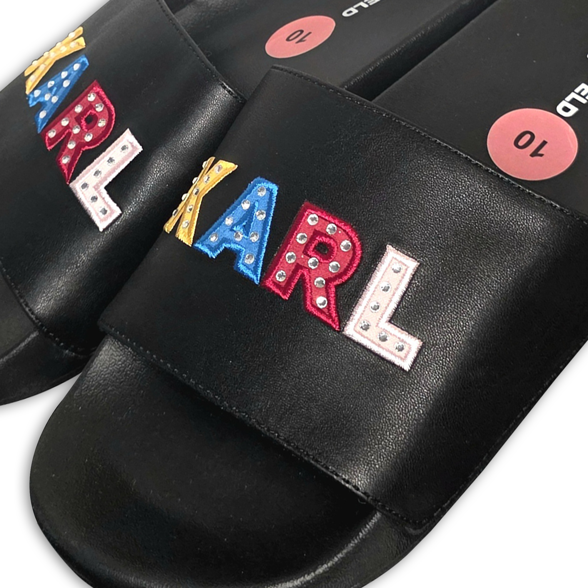 Sandalias Karl Lagerfeld Negras | Mujer | Talla US 6/10