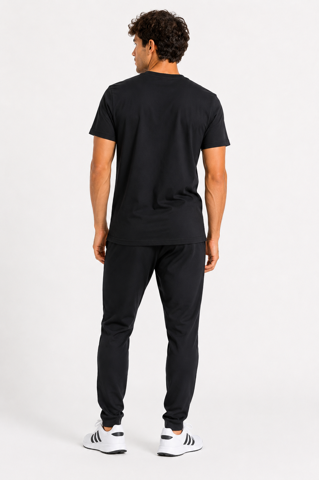 Camisa Negra Adidas | Caballero | Talla US (L)