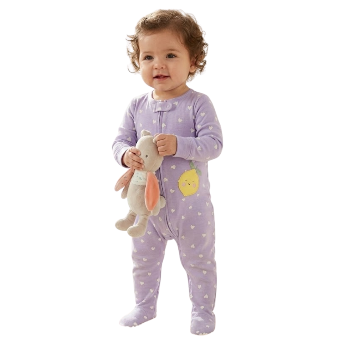 Pijama Cotton Footie | Niña | Talla US 4T
