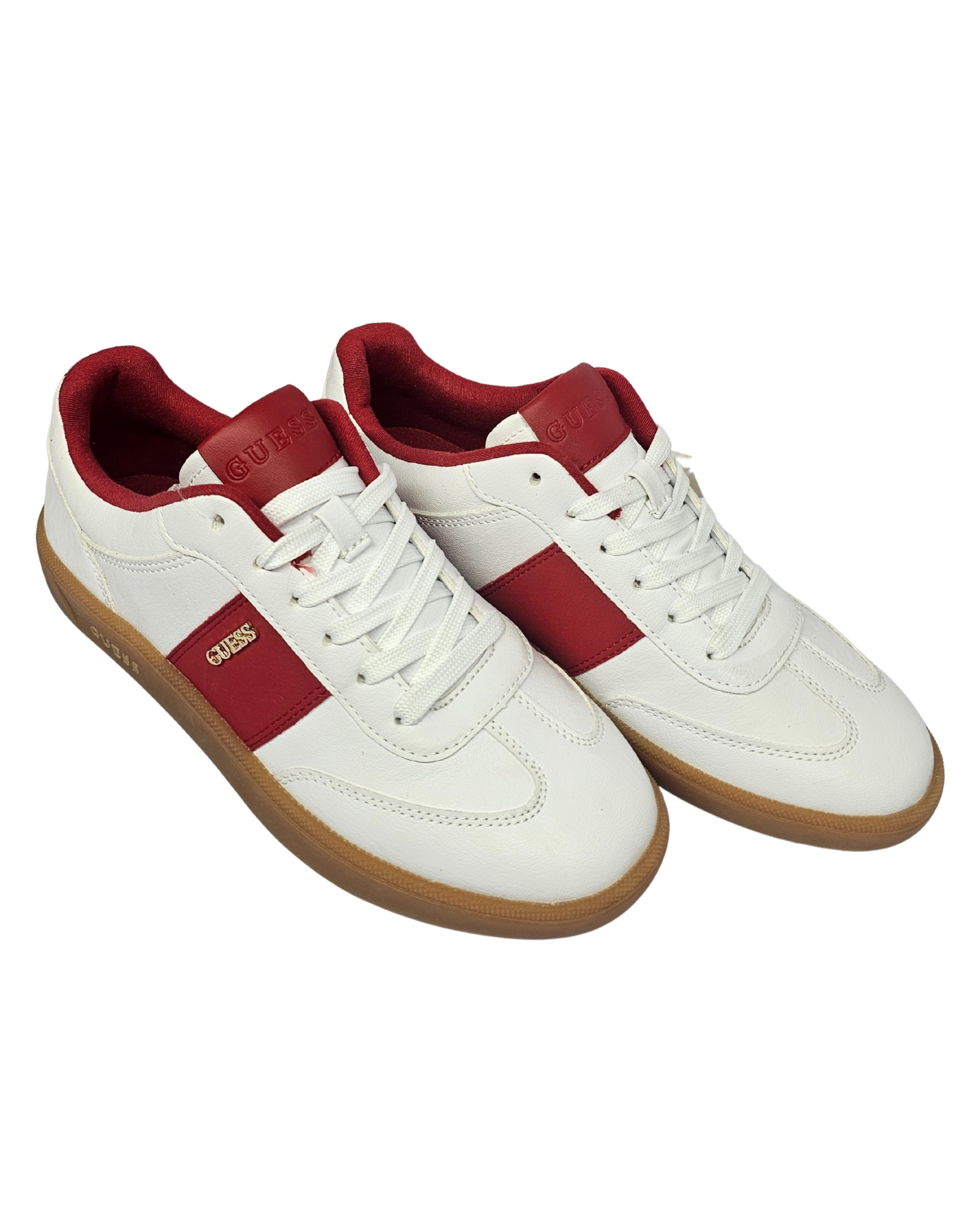 Zapatos GUESS Blanco/Franja Roja | Unisex | Talla US 8