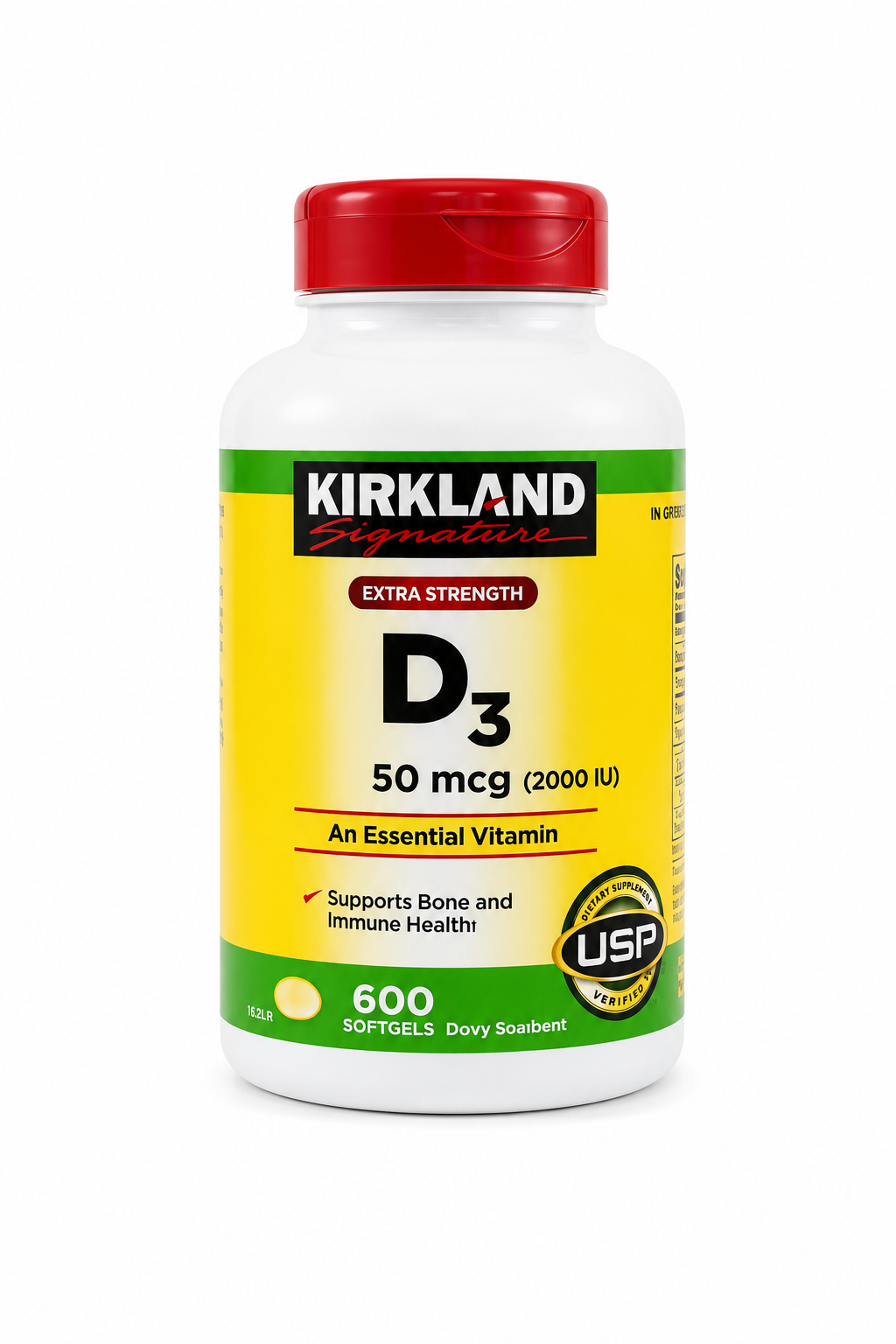 Kirkland Signature Vitamina D3 50 mcg