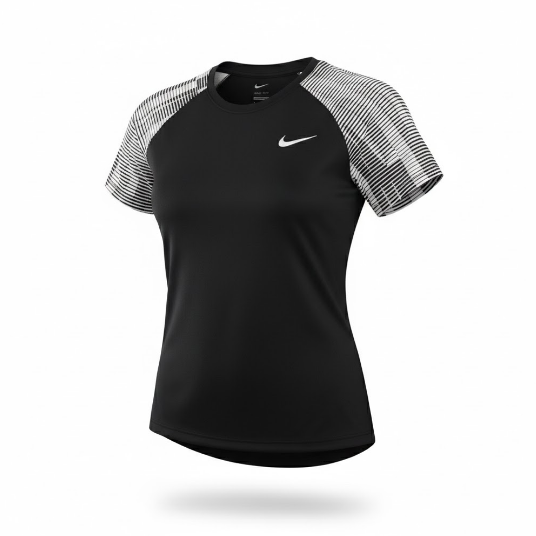 Camisa Deportiva Nike Dri-FIT Negra | Dama | Talla US (M)