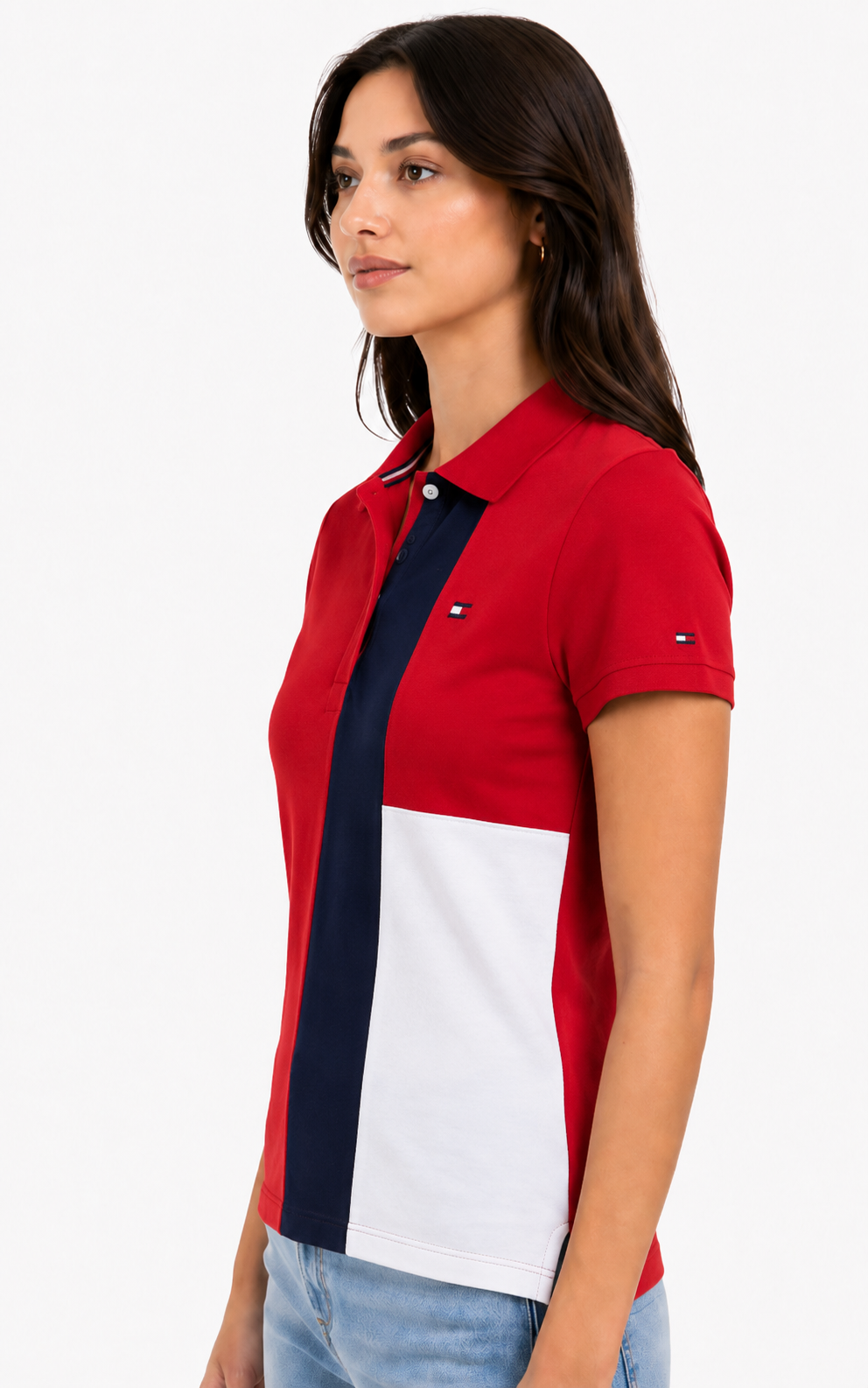 Camisa Tommy Hilfiger Tricolor | Dama | Talla US (S)(M)(L)(XL)