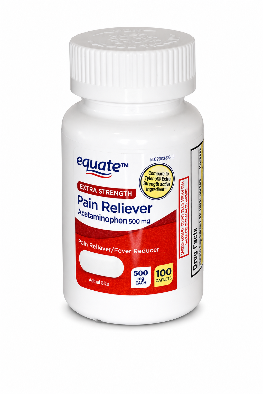 Acetaminofén Equate Extra Strength 500 mg