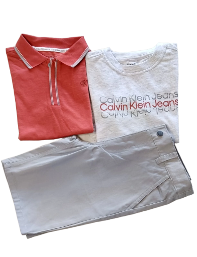 Conjunto Infantil Calvin Klein Jeans  | Niño | Talla US (6)