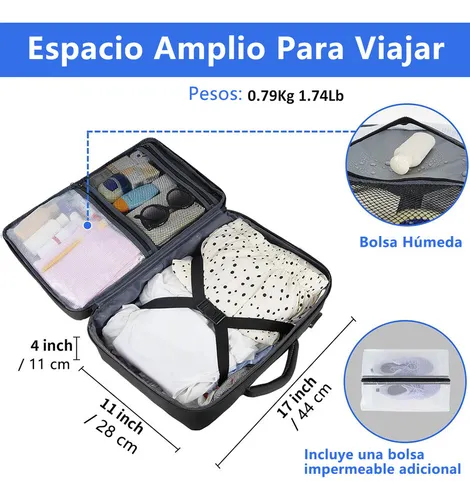 Mochila de Viaje Taygeer Negra