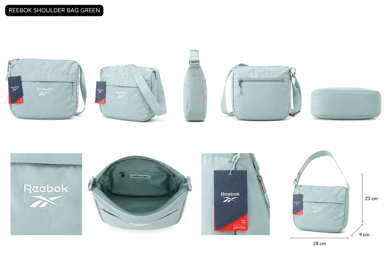 Bolso Reebok Celeste