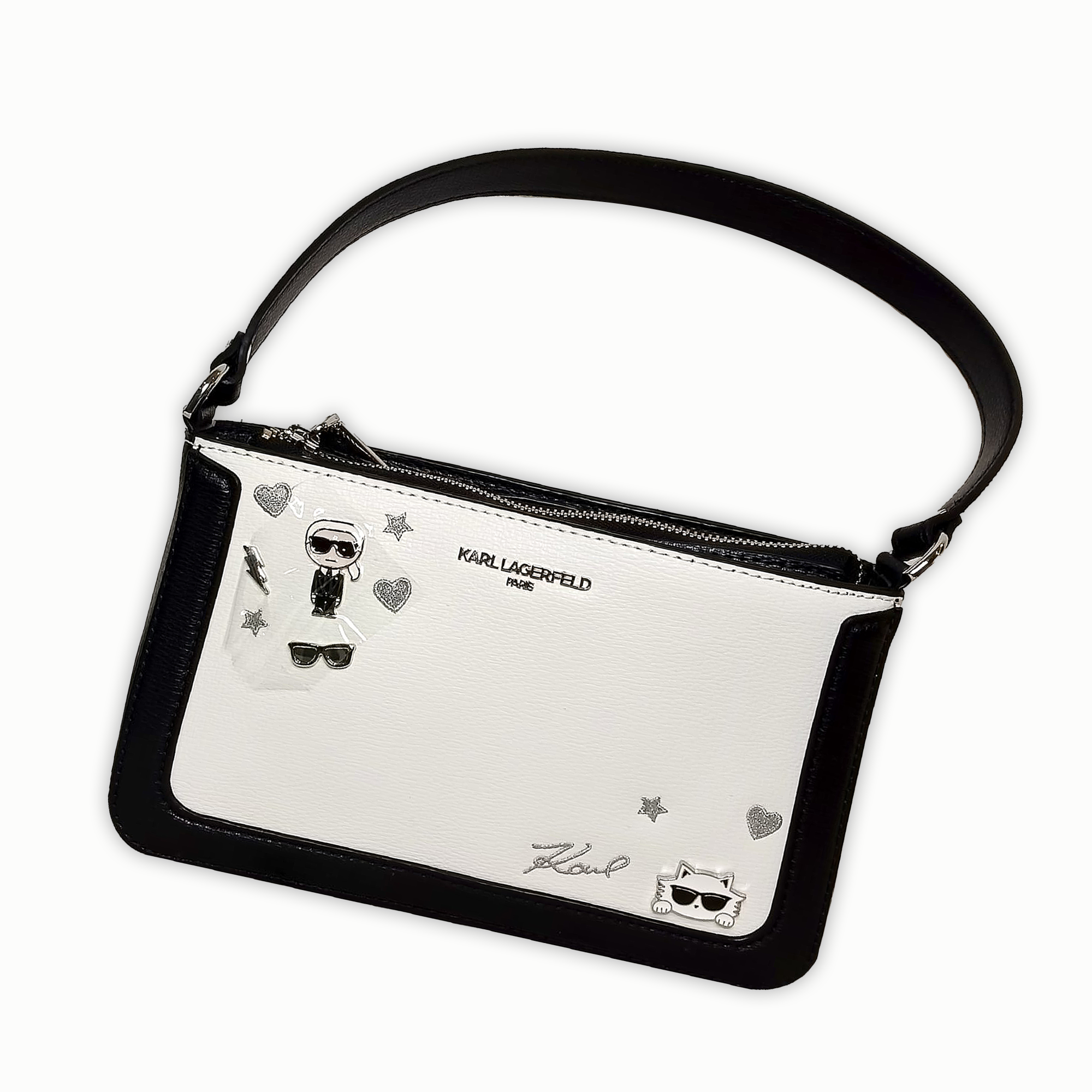 Bolso Karl Lagerfeld Paris Blanco/Negro