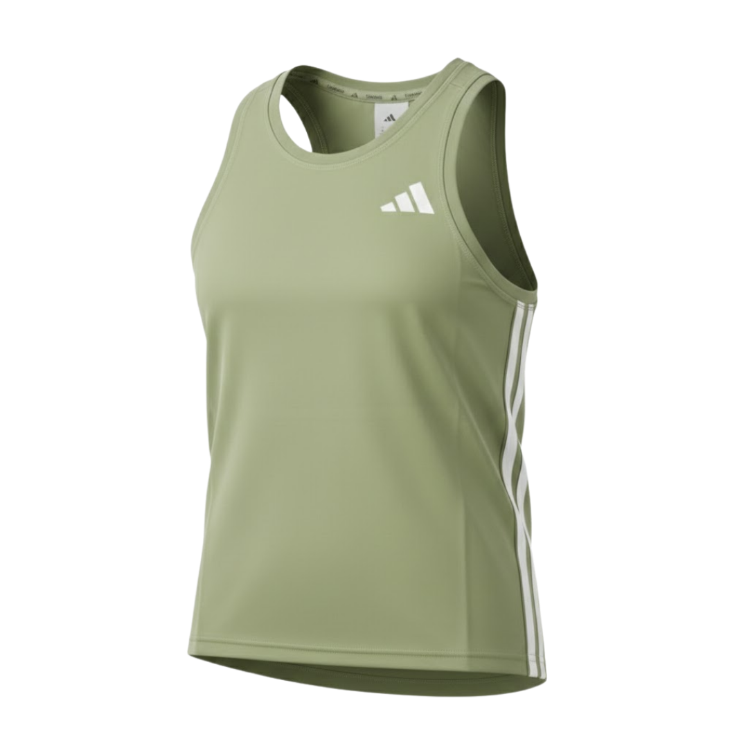 Camisa Deportiva Sin Mangas Adidas Verde Oliva | Dama | Talla US (M)