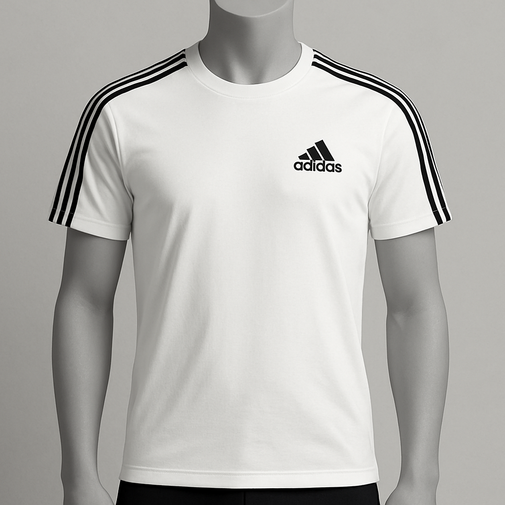 Camiseta Adidas Blanca | Caballero | Talla US (M)