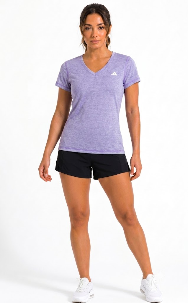 Camiseta Deportiva Adidas Morada | Dama | Talla US (S)