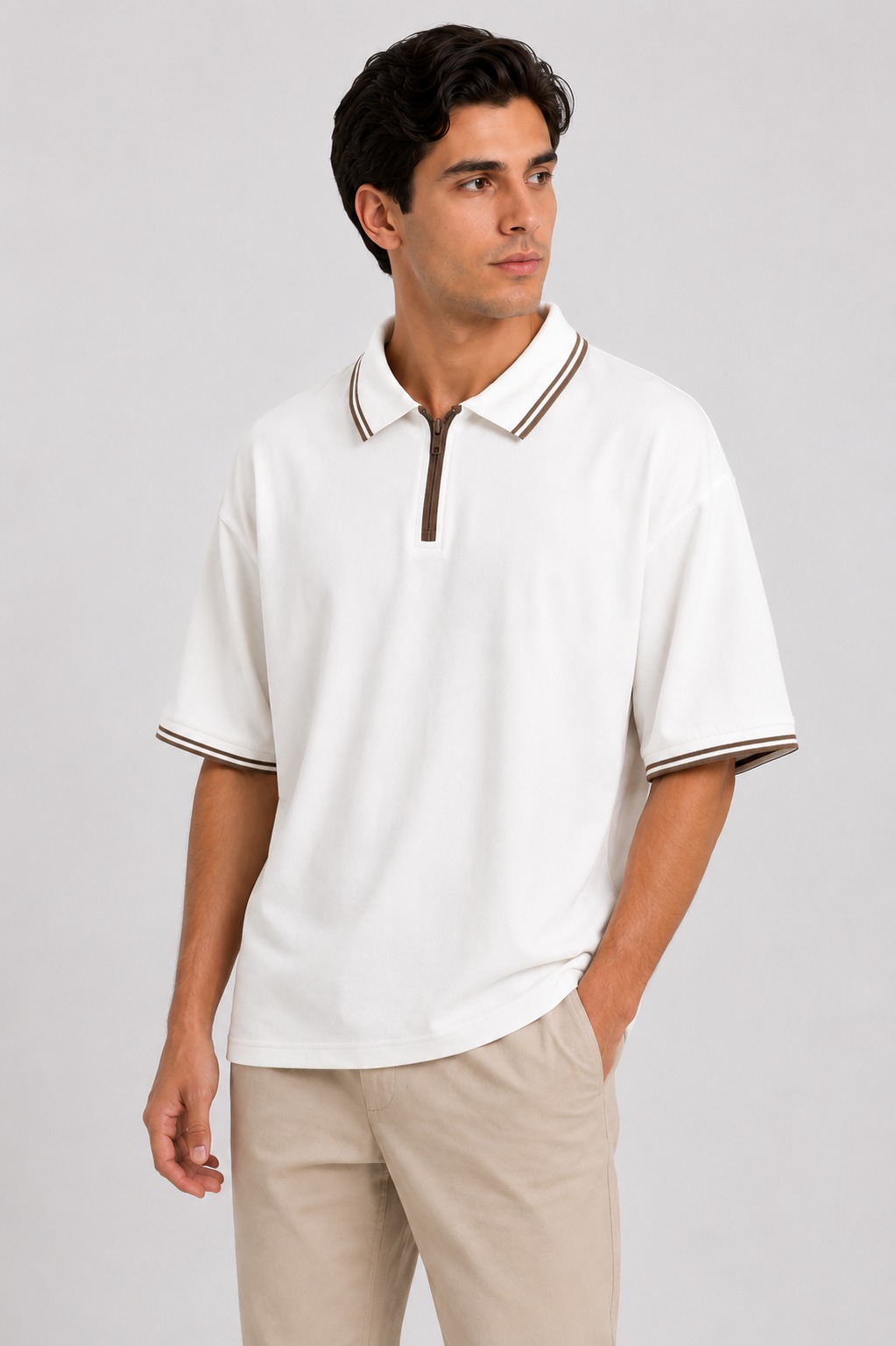 Camiseta Polo Blanca | Caballero | Talla US (XXL)