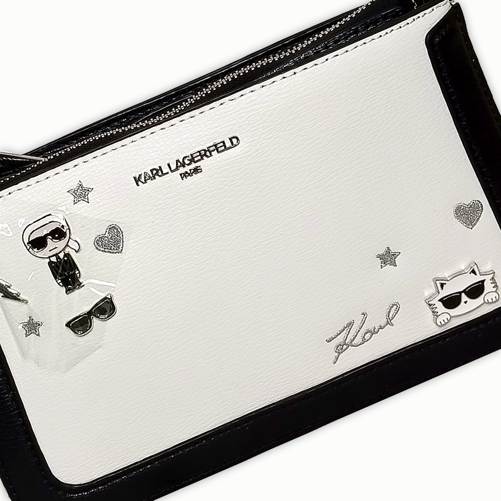 Bolso Karl Lagerfeld Paris Blanco/Negro