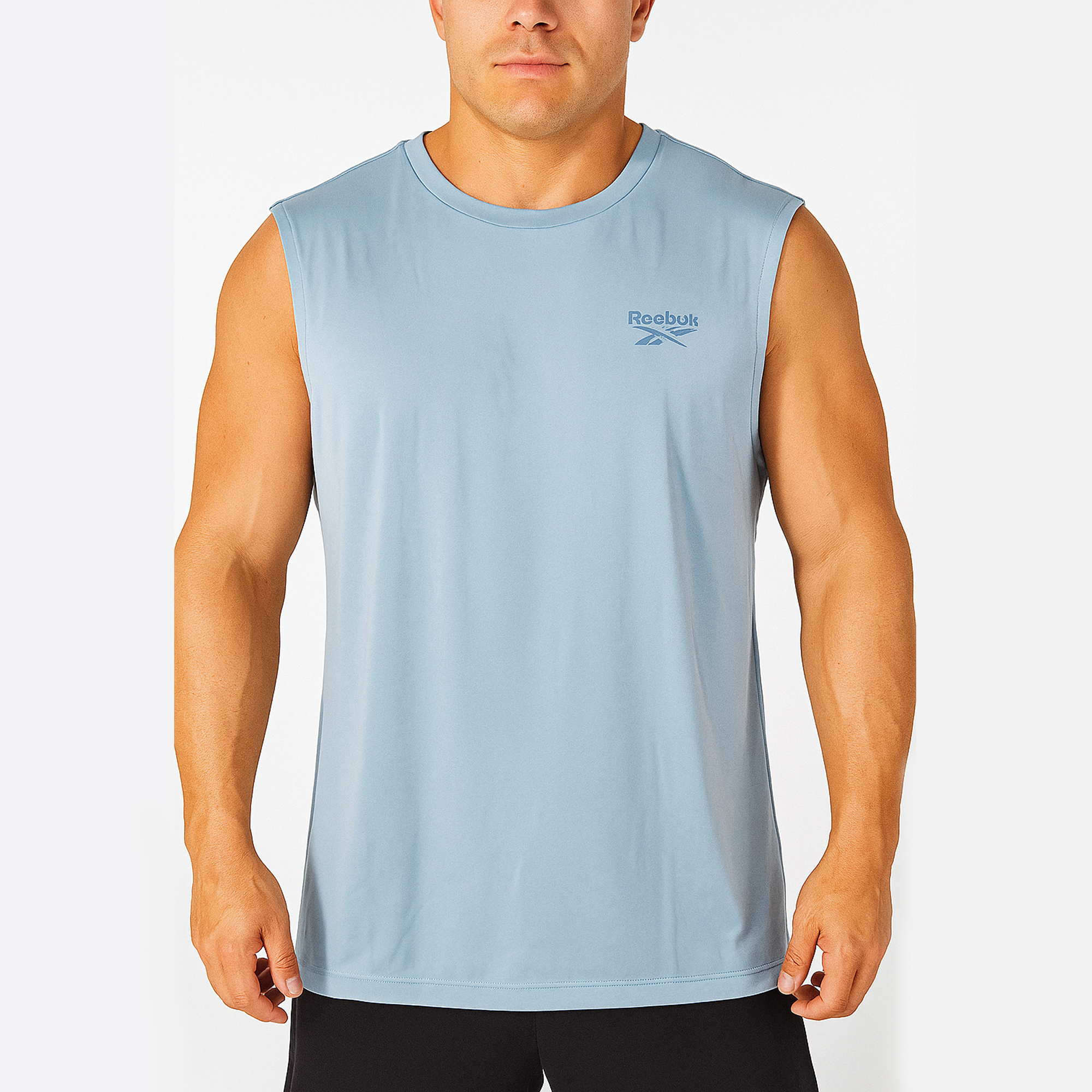 Camiseta Sin Mangas Reebok Azul Claro | Caballero | Talla US (S)