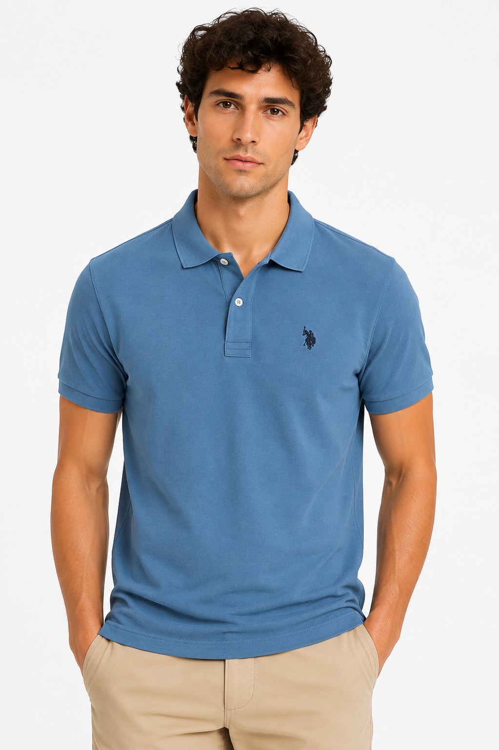 Camisa Polo Azul | Caballero | Talla US (M)