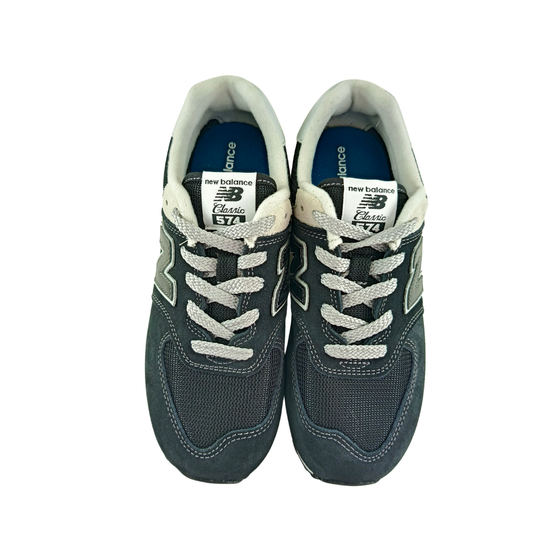 Zapatos New Balance 574 Clásico Negros | Niño | Talla US 3