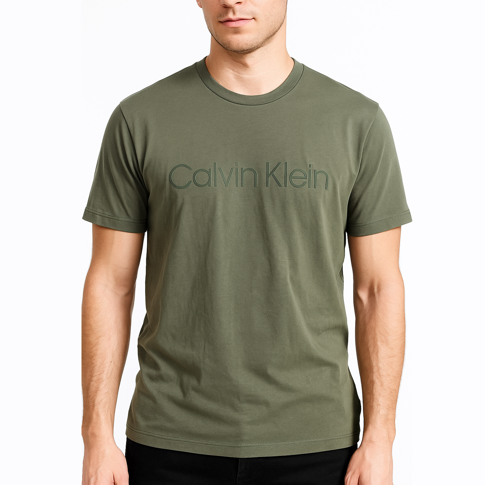 Camiseta Calvin Klein Verde | Caballero | Talla US (S)