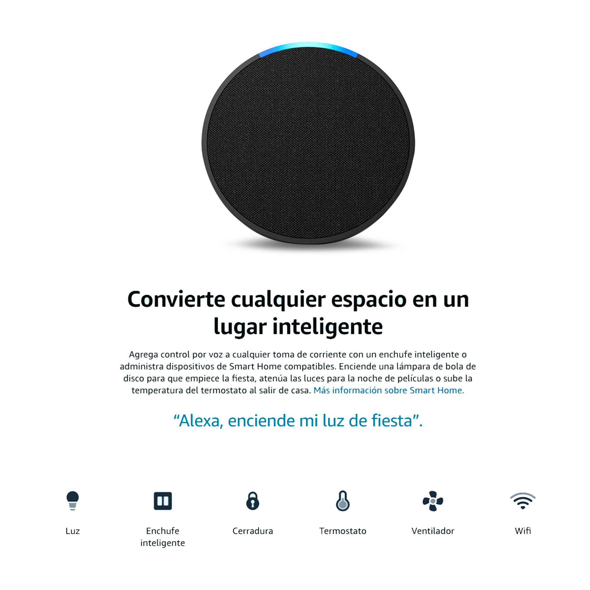 Altavoz Inteligente Alexa Echo Pop