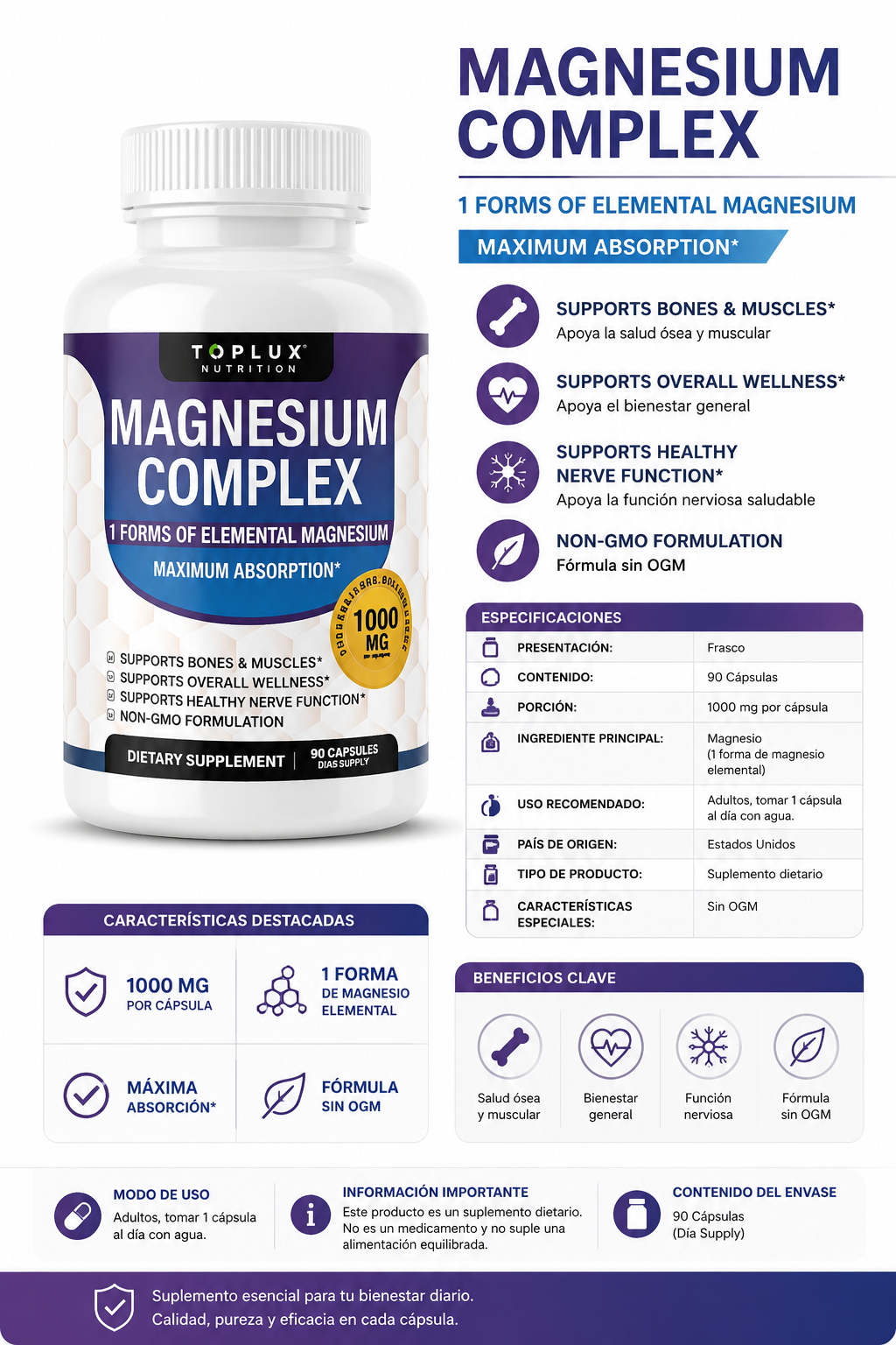 Magnesium Complex 1000 mg 
