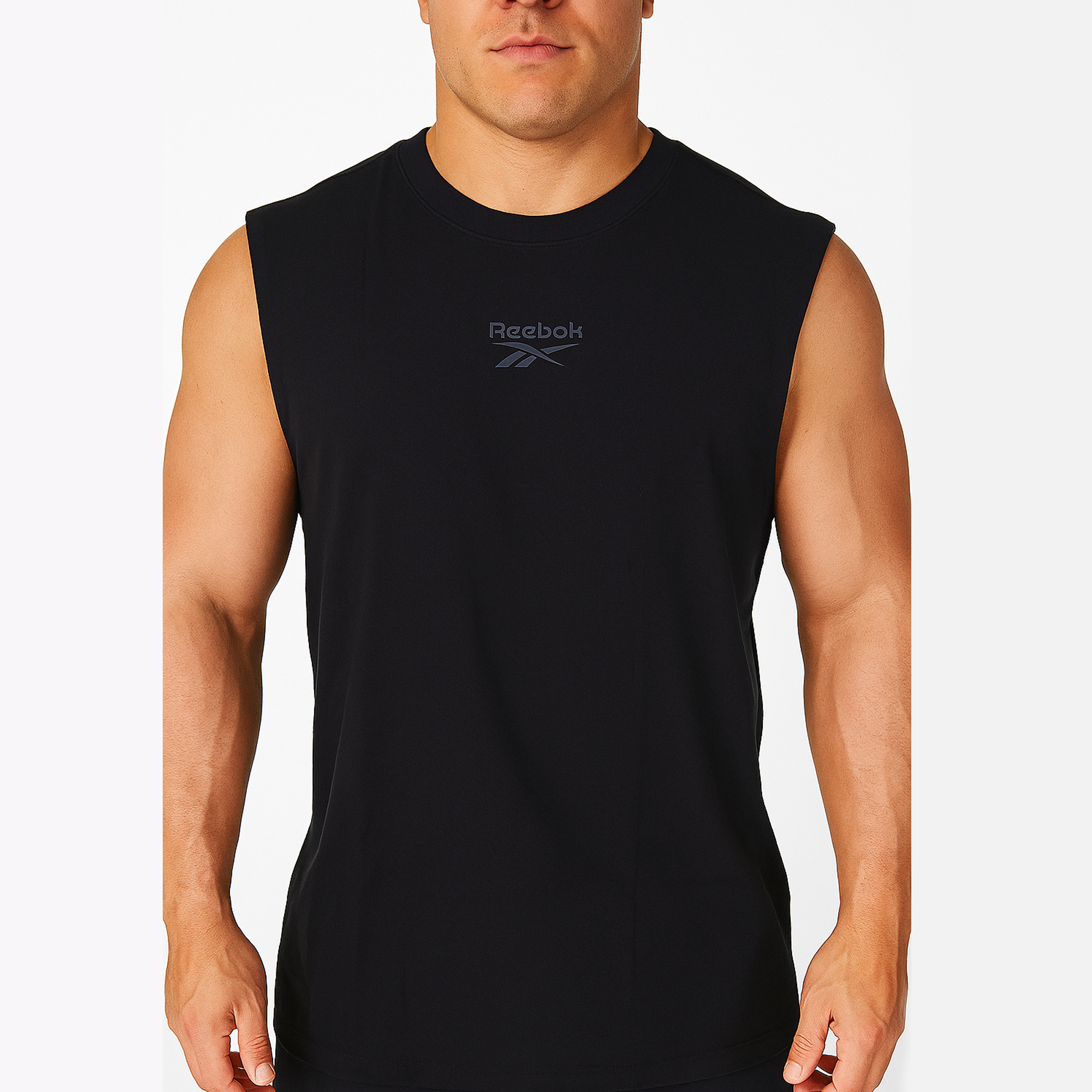 Camiseta Sin Mangas Reebok Negra | Caballero | Talla US (S)
