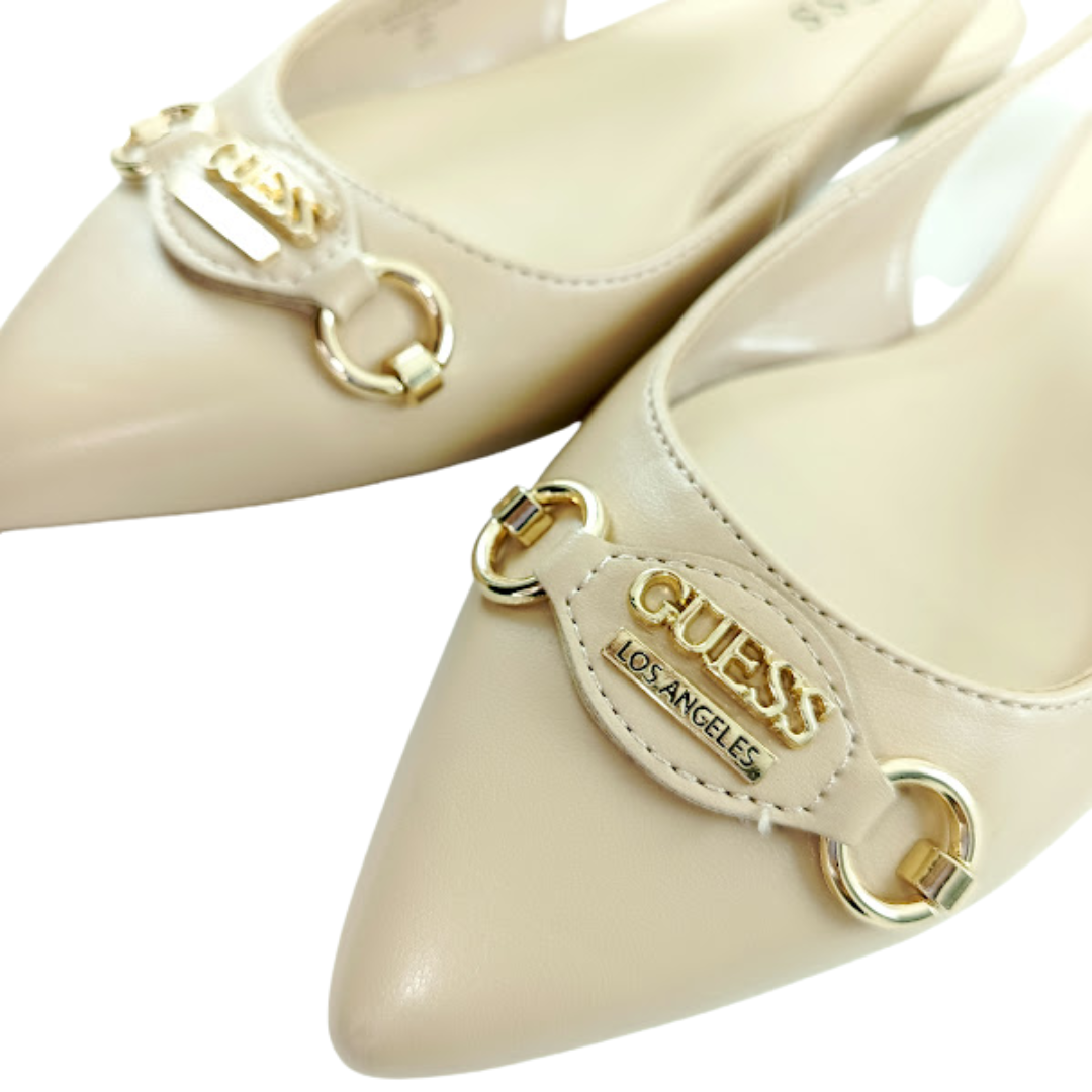 Zapatillas Planas Guess Beige | Dama | Talla US 7.5