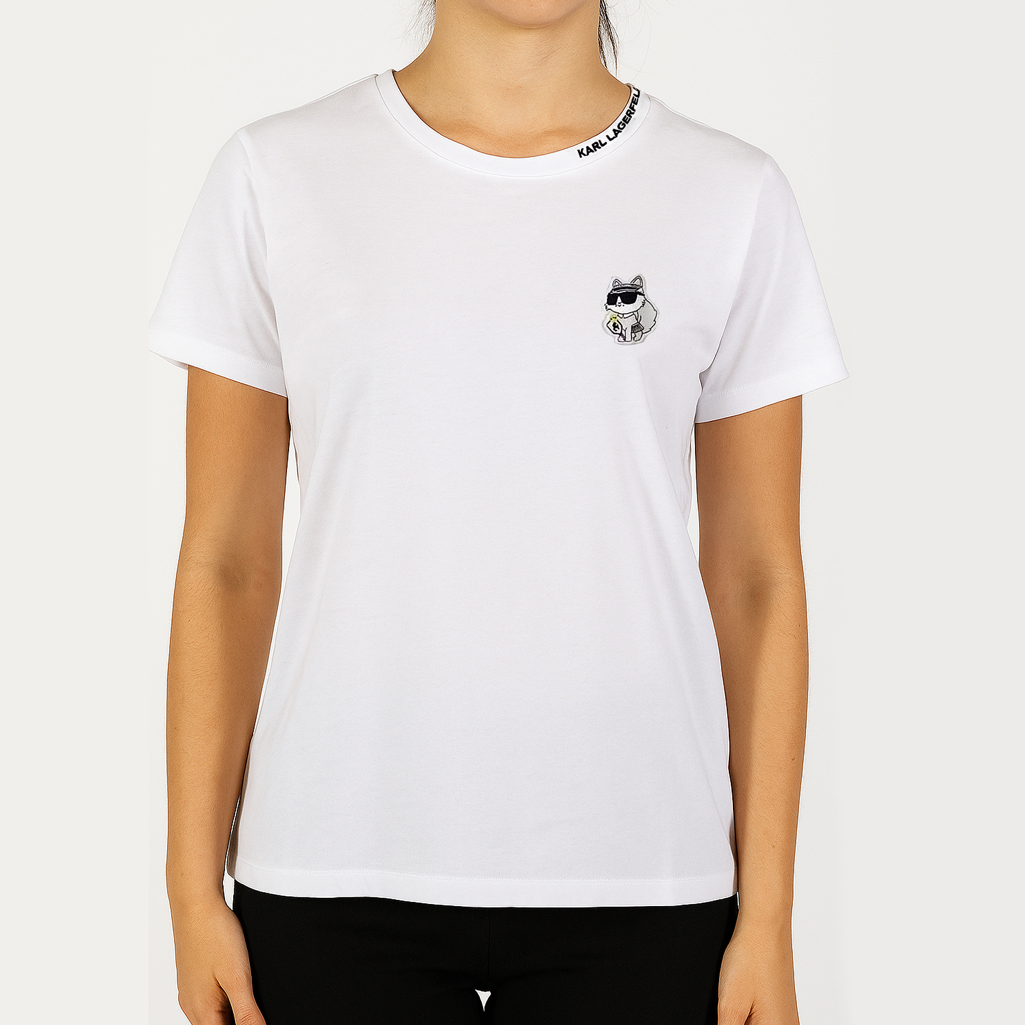 Camiseta Karl Lagerfeld Blanca | Dama | Talla US (XS)