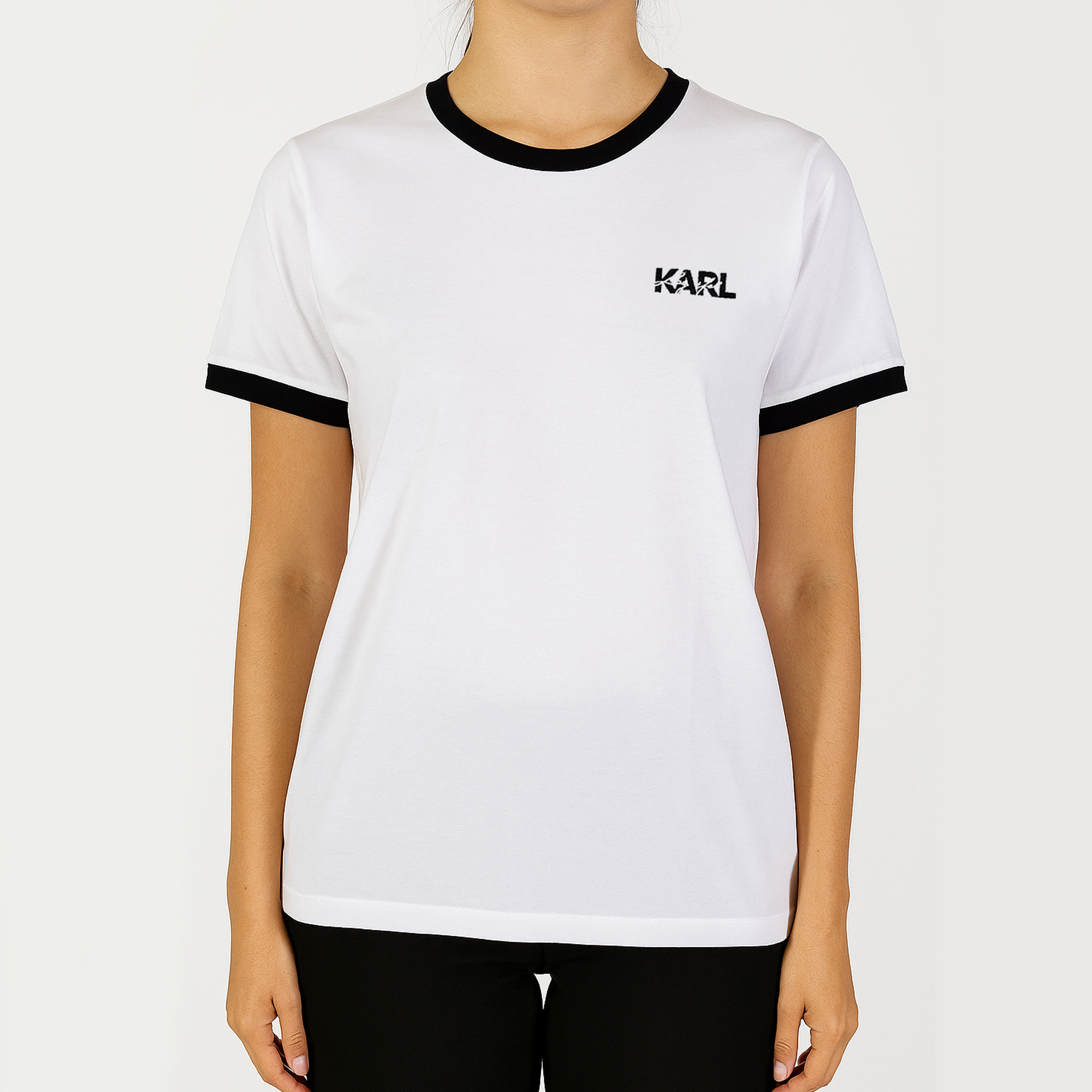 Camiseta Karl Lagerfeld Blanca | Dama | Talla US (S)