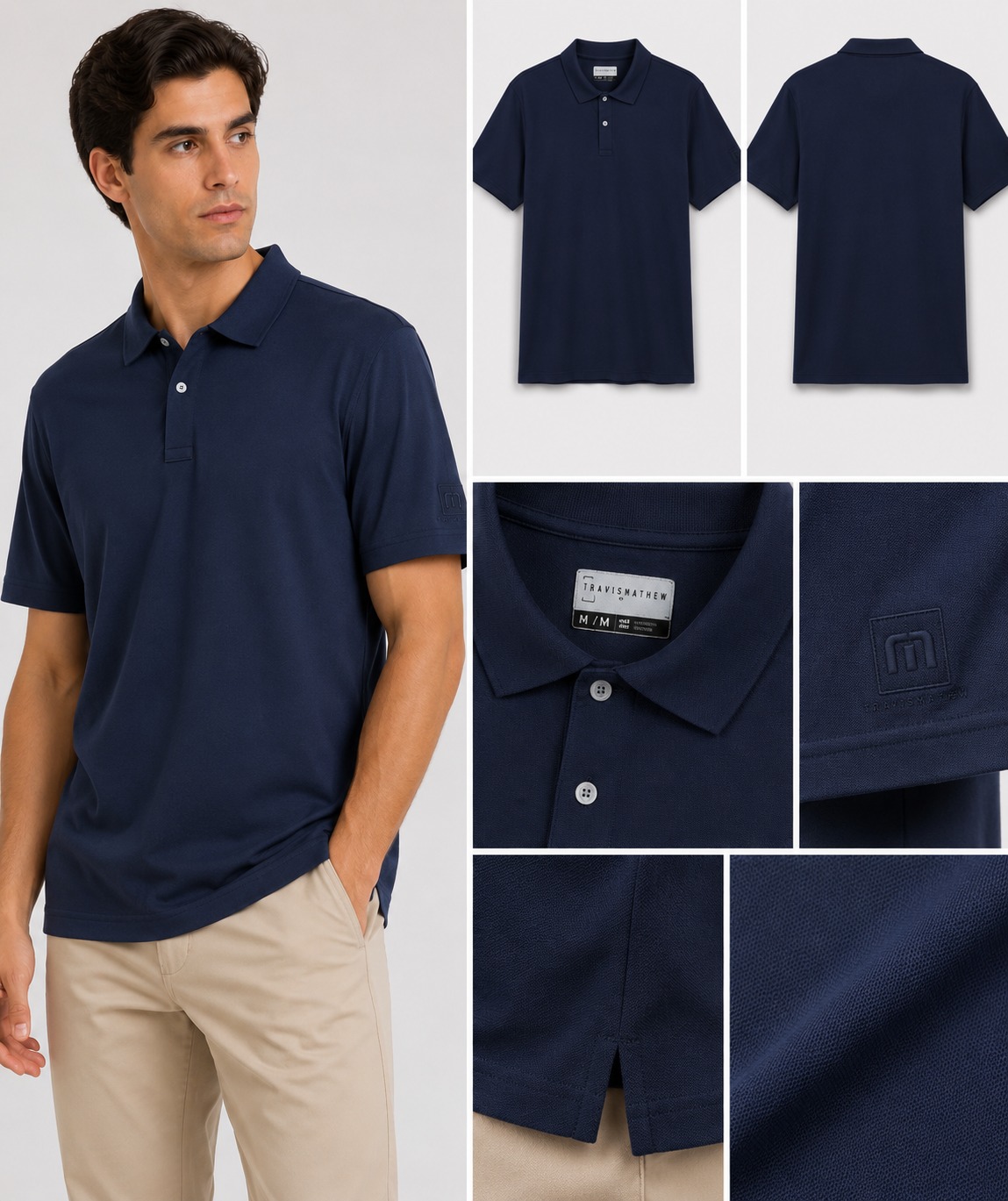 Camiseta Polo TravisMathew Azul | Caballero | Talla US (XL)