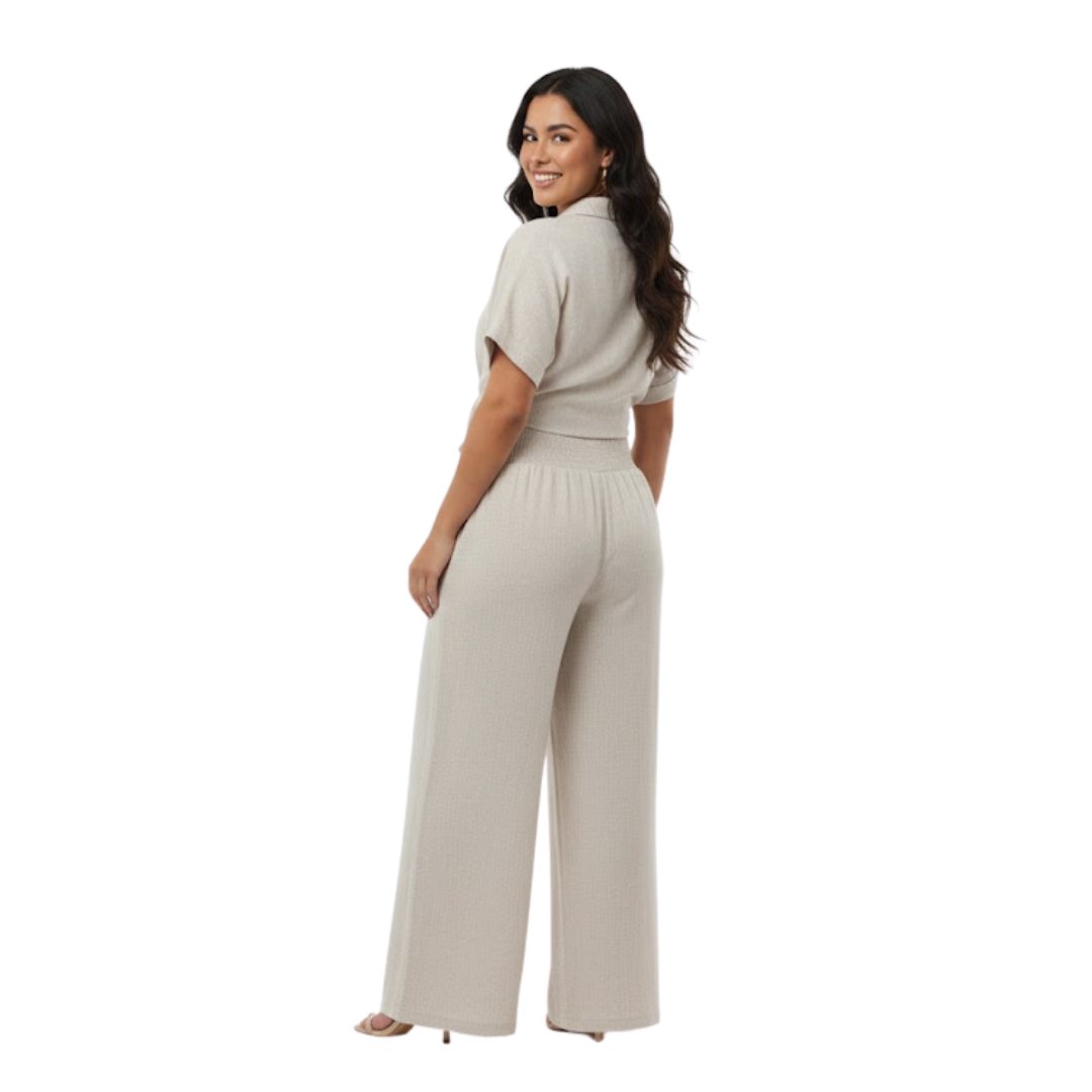 Set Beige Texturizado | Dama | Talla US (S)(M)(L)