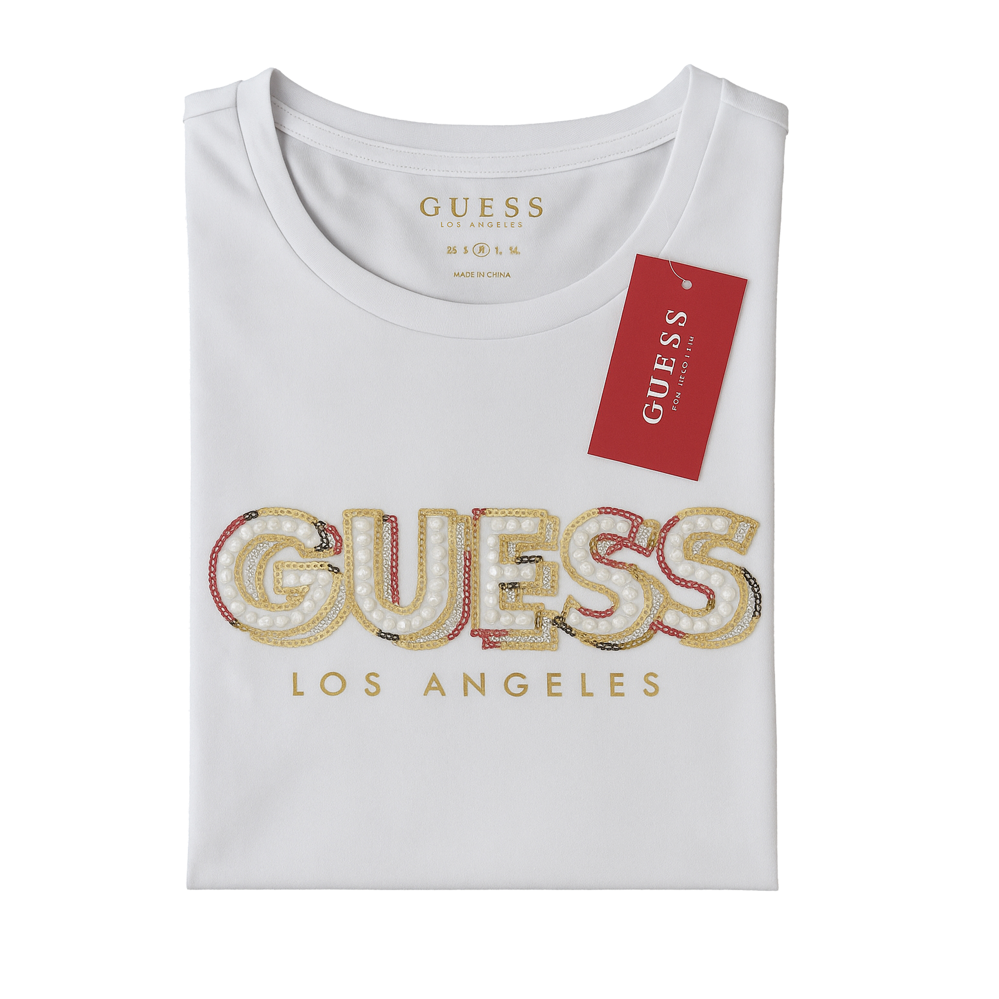 Camiseta GUESS Blanca | Dama | Talla US (M)