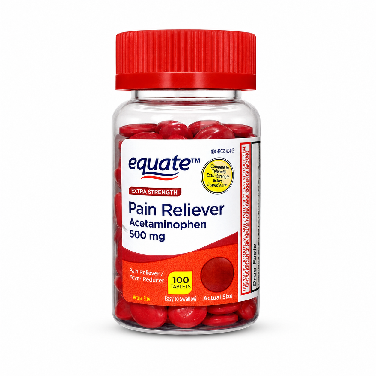 Acetaminofen Equate Extra Strength 500 mg