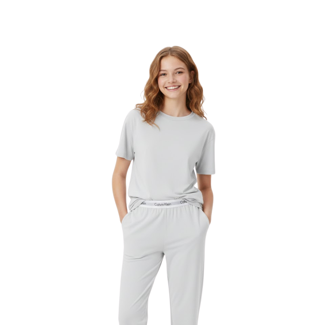 Conjunto de Pijama Calvin Klein Gris | Dama | Talla US (S)