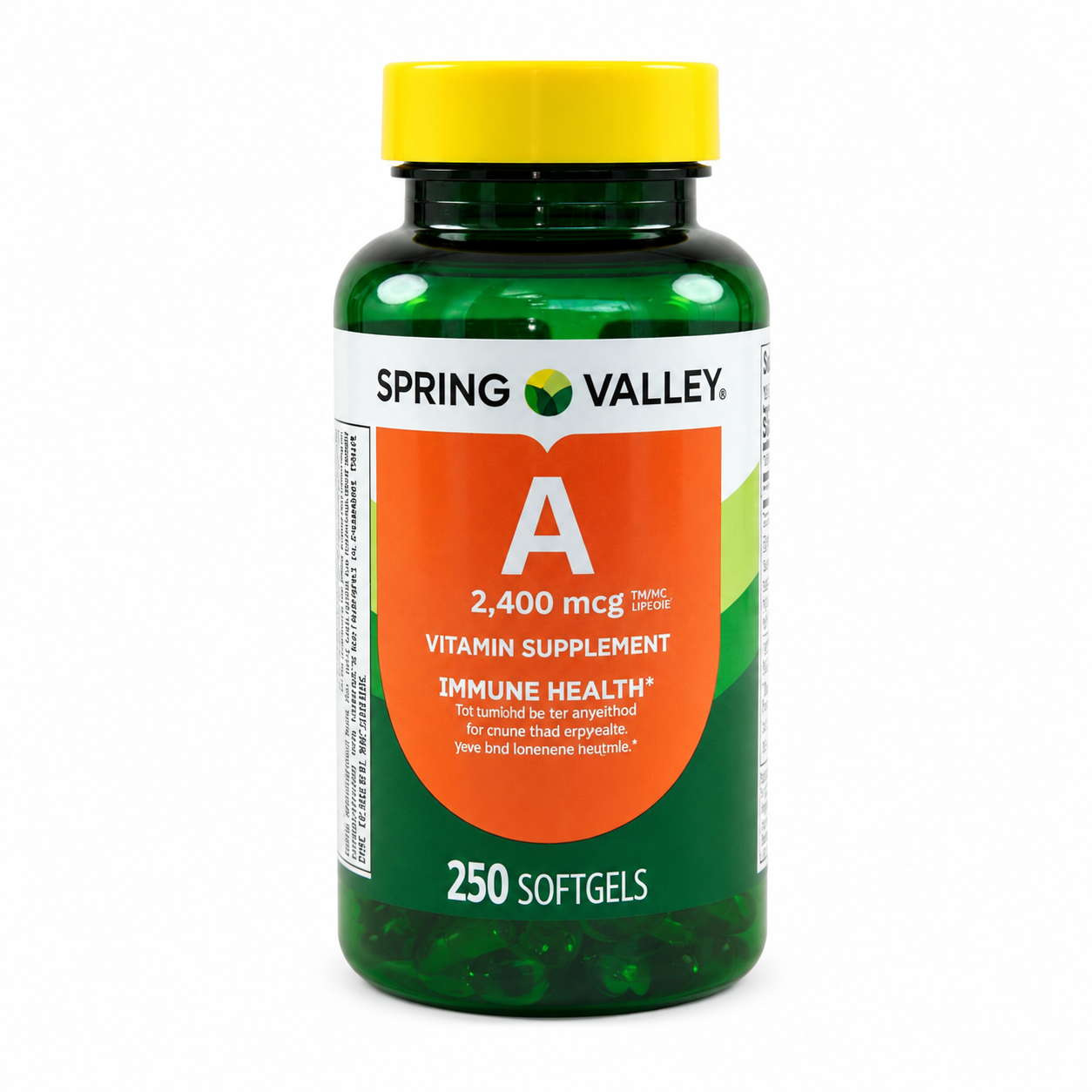 Suplemento de Vitamina A Spring Valley