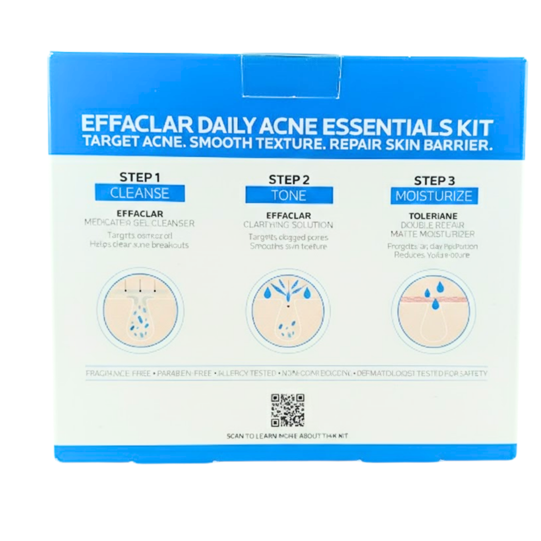 Kit Esencial Diario contra el Acné Effaclar