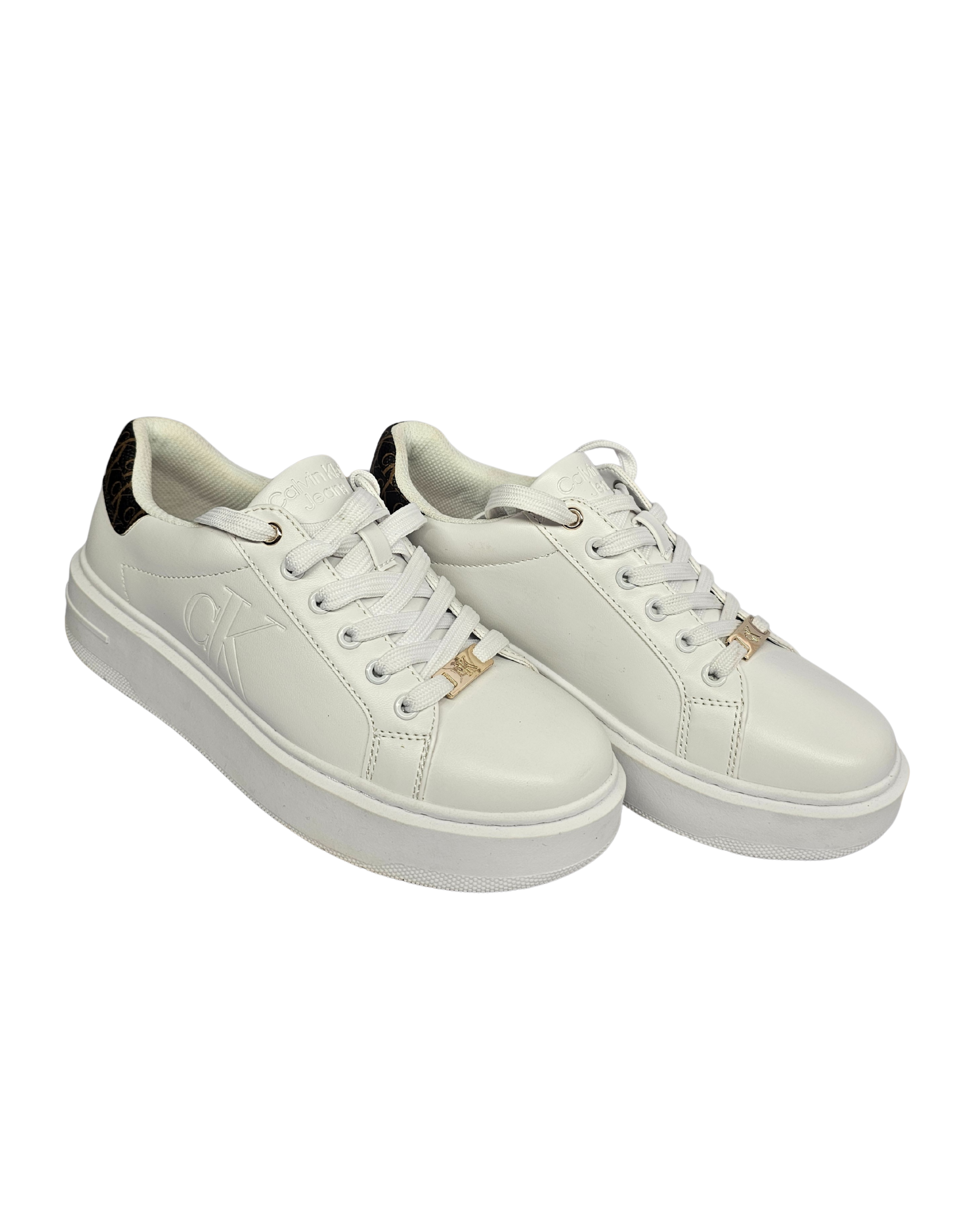 Zapatillas Blancas Calvin Klein | Dama | Talla US 7/8.5