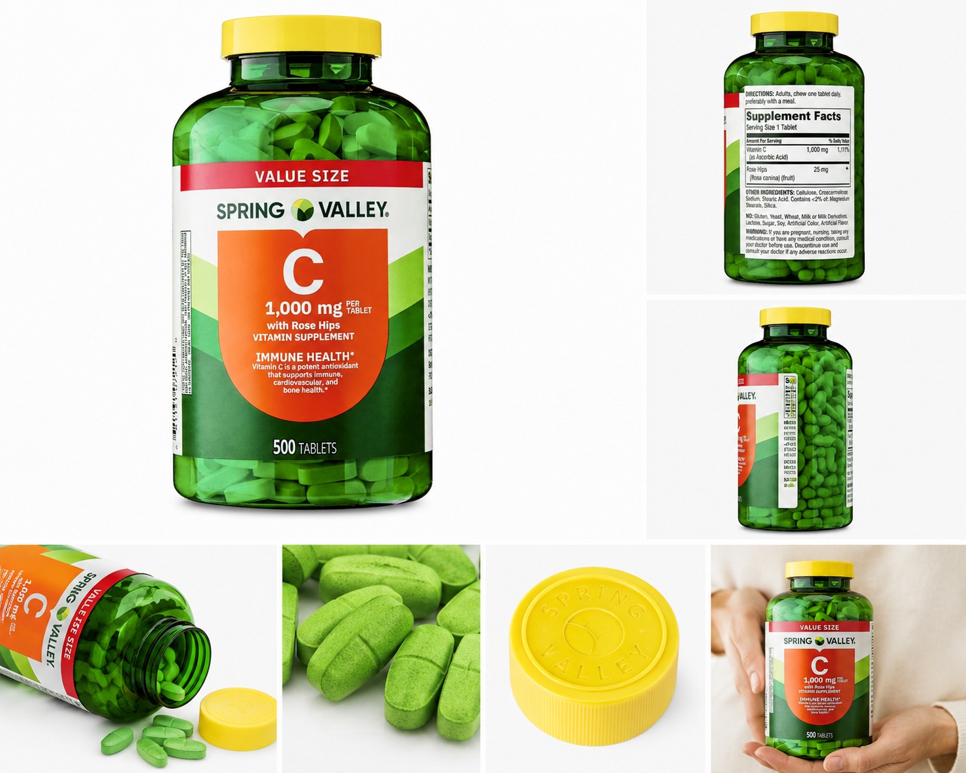 Vitamina C 1000 mg Spring Valley