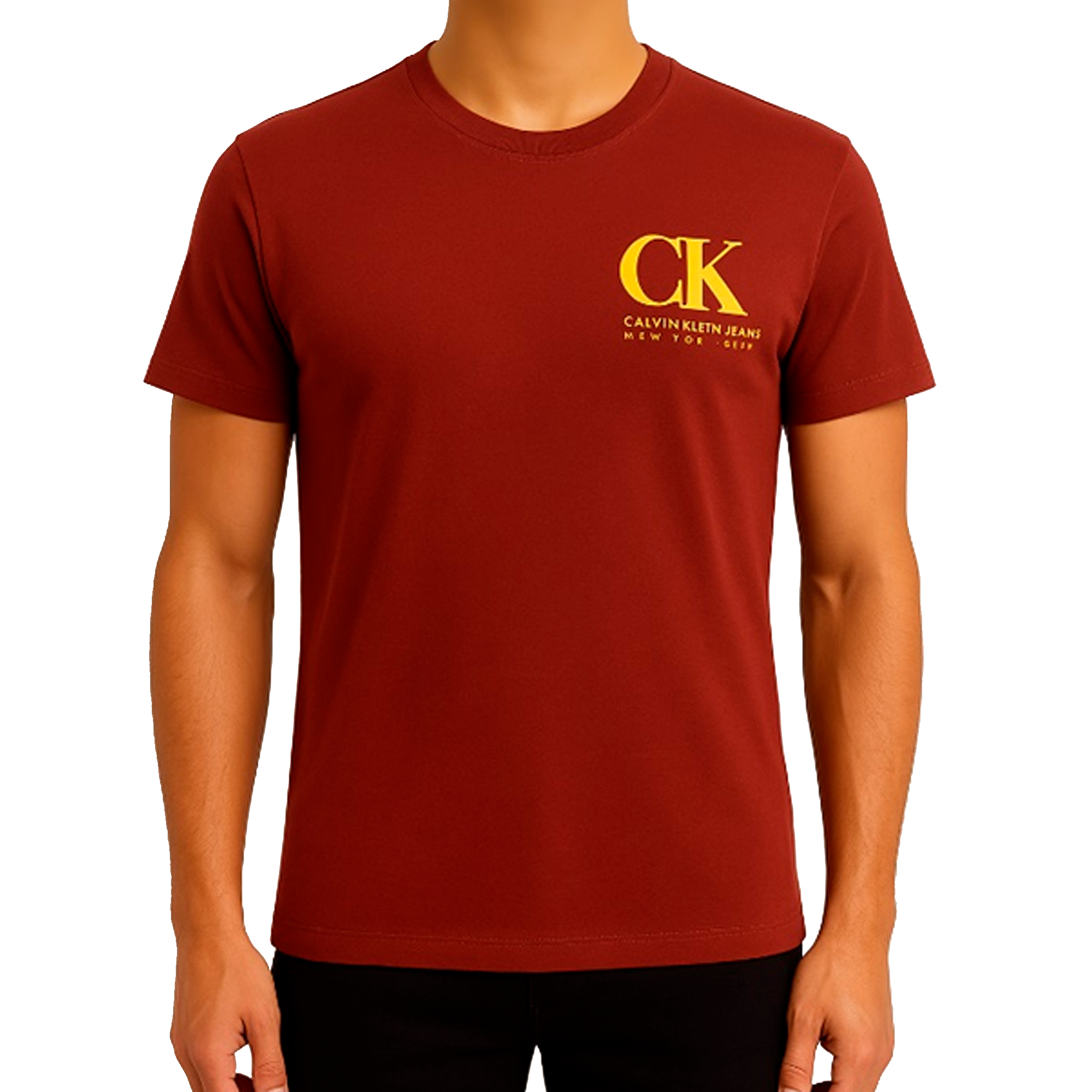 Camiseta CK Roja | Caballero | Talla US (XS)