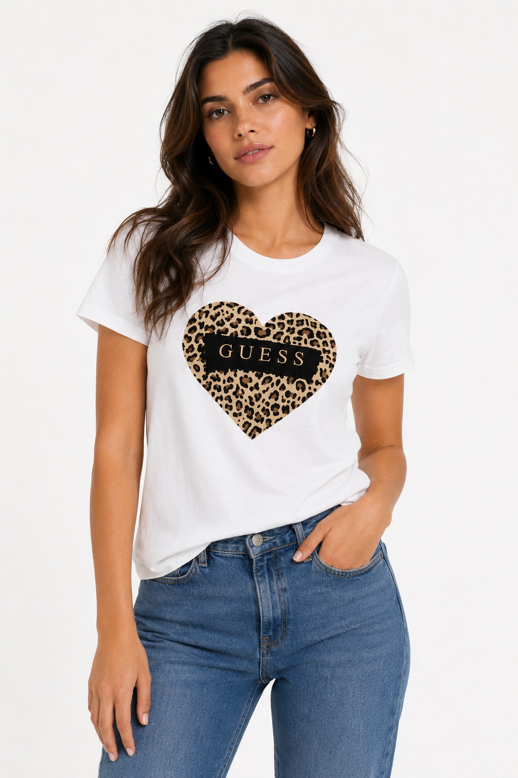 Camiseta Guess Blanca | Dama | Talla US (S)(M)(L)