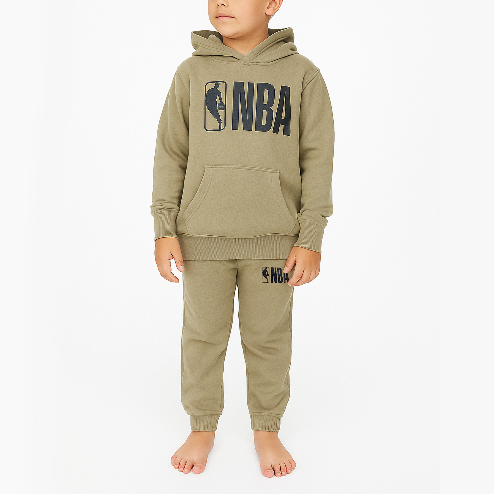 Conjunto NBA Verde Militar | Niño | Talla US (10/12)