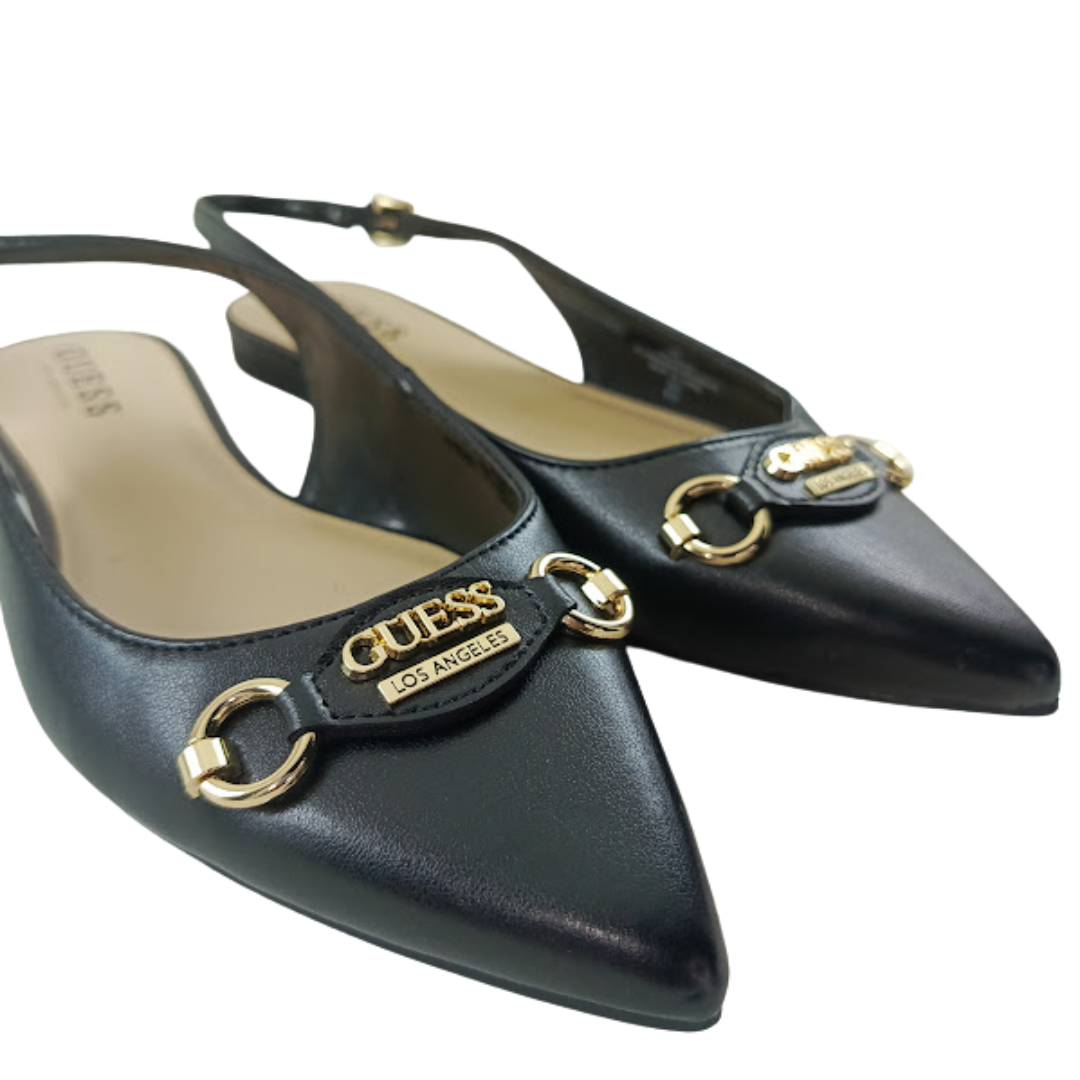 Zapatillas Planas Guess Negros | Dama | Talla US 8