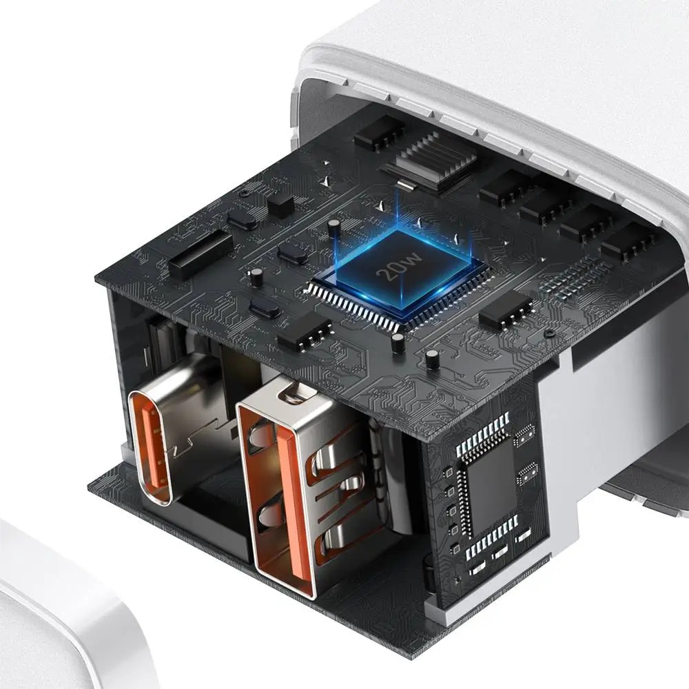 Carregador Rápido 20W USB / USB-C