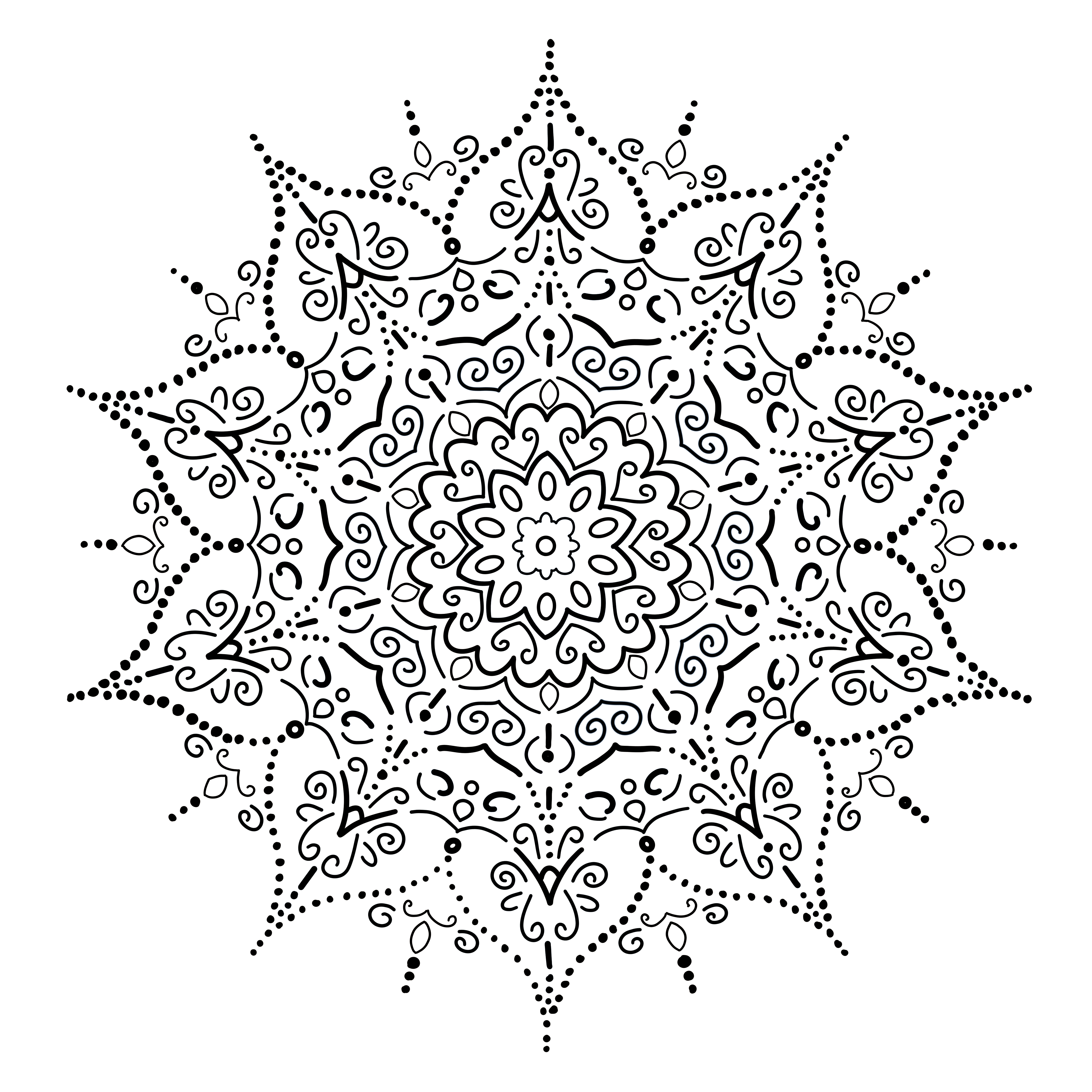 Intricate Mandala Wall Art