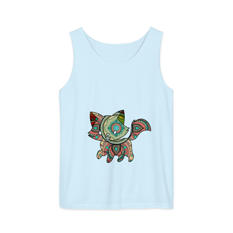 Unisex garment-dyed tank top