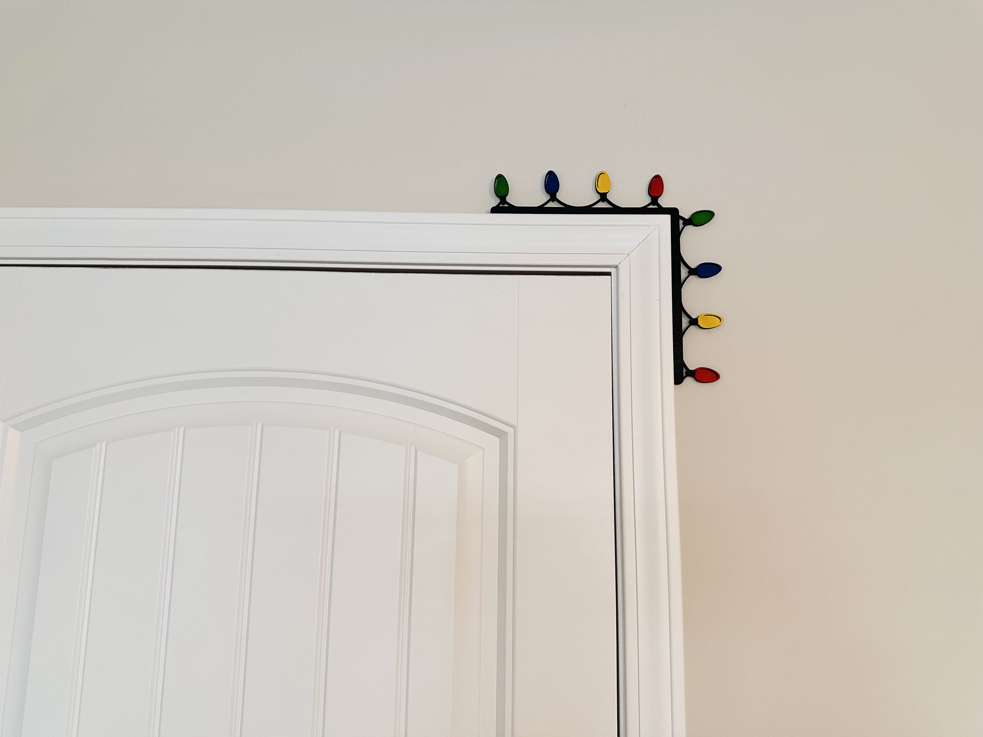 Corner Door Display - Christmas Lights