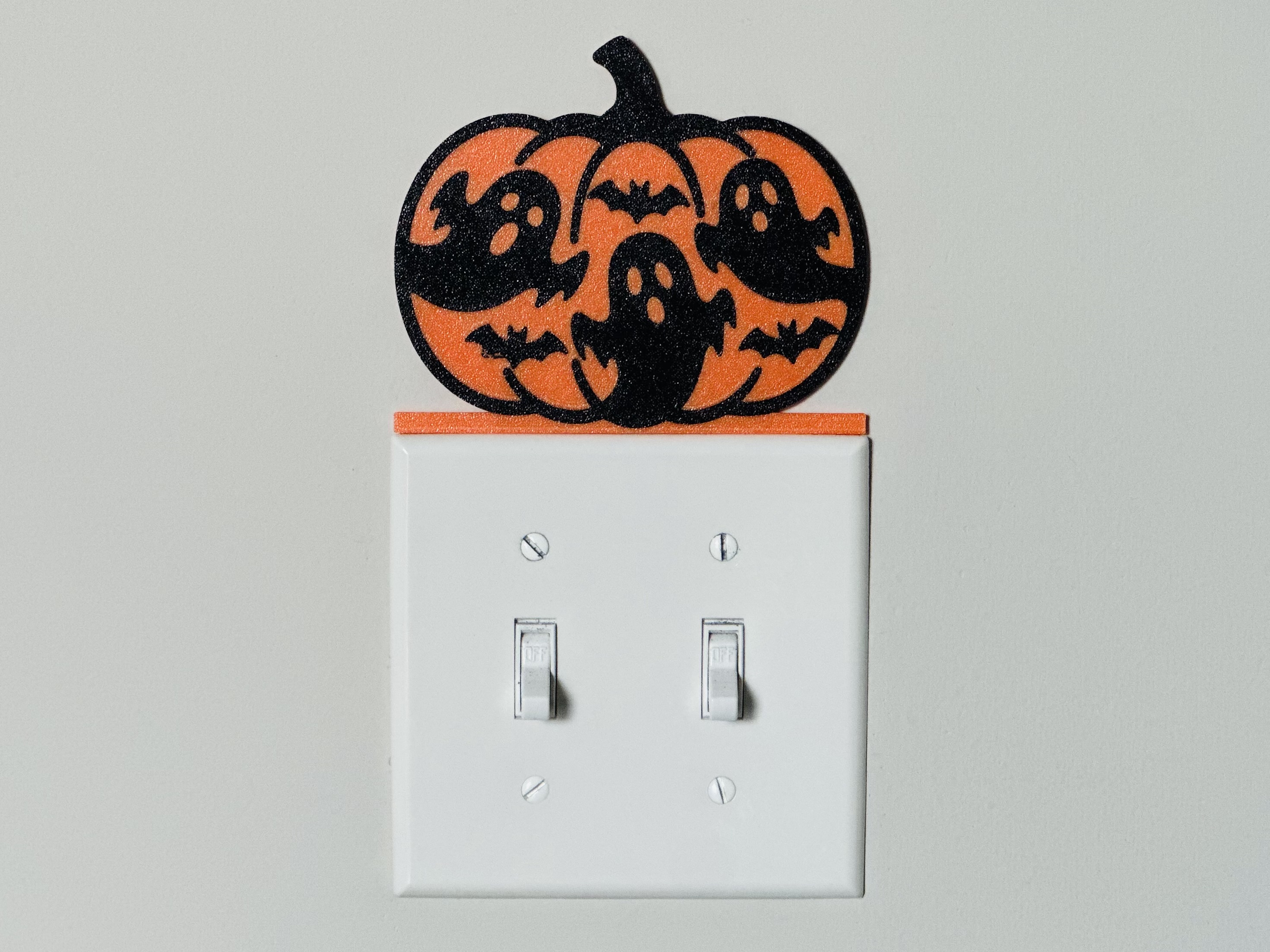 Light Switch Display - Halloween Pumpkin