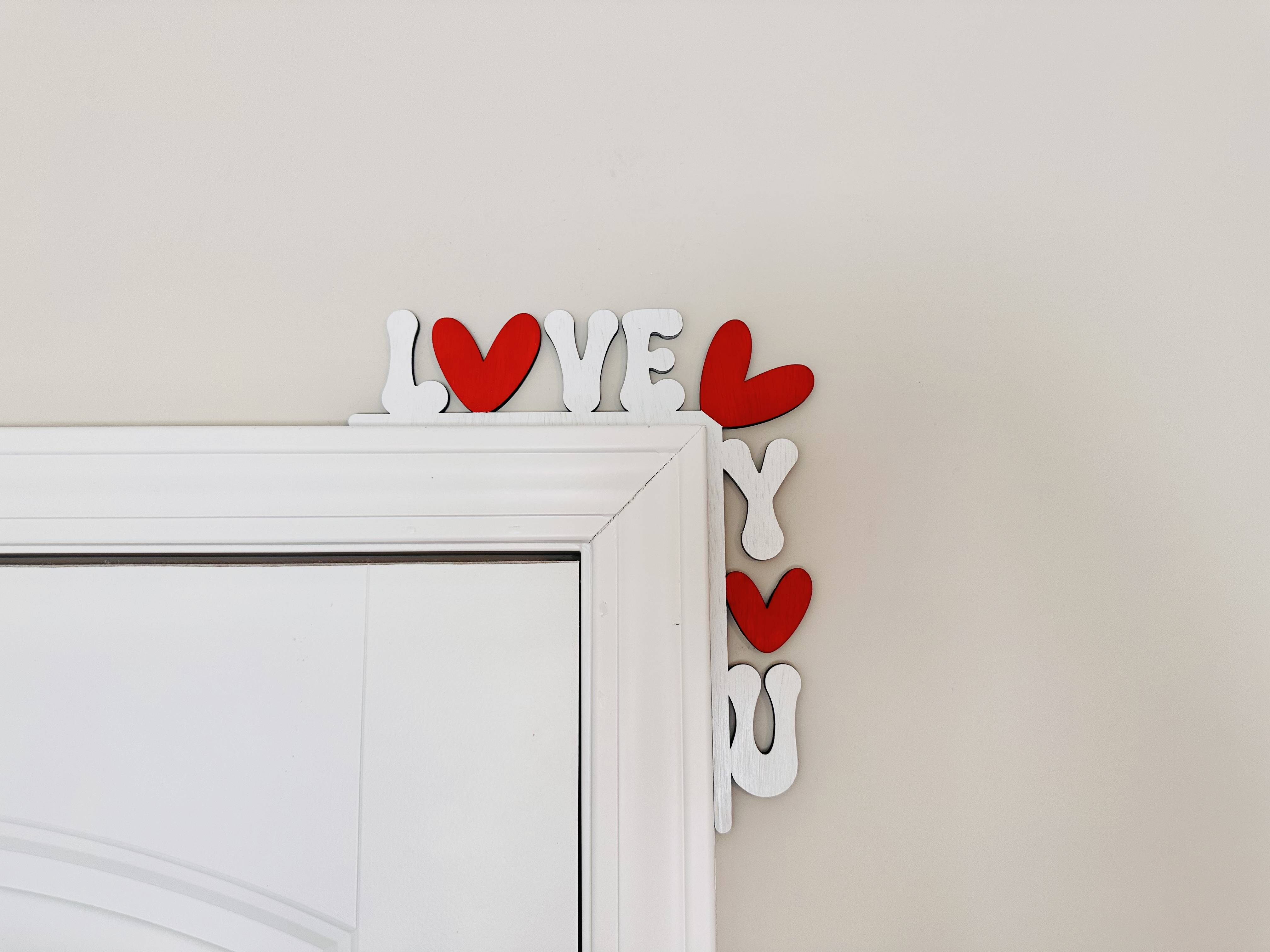Corner Door Display - I Love You